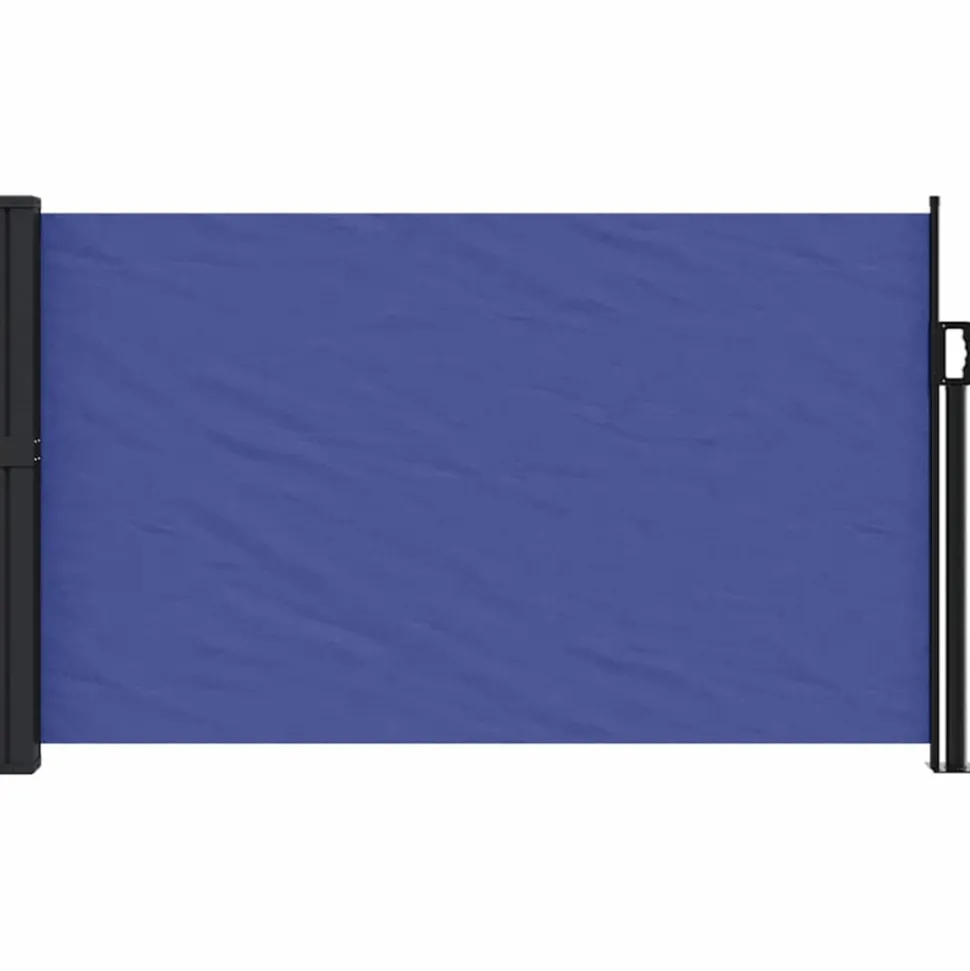 VIDAXL - Auvent latéral rétractable bleu 117x300 cm