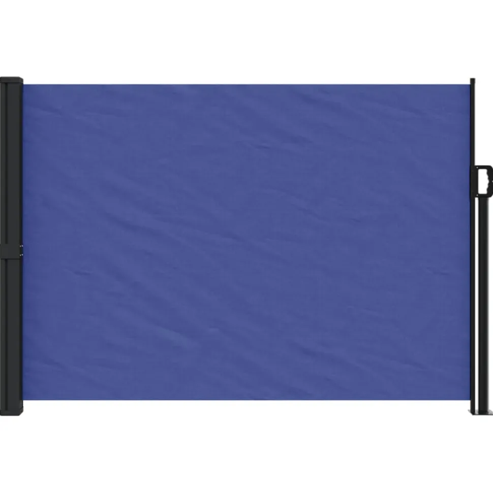 VIDAXL - Auvent latéral rétractable bleu 140x500 cm