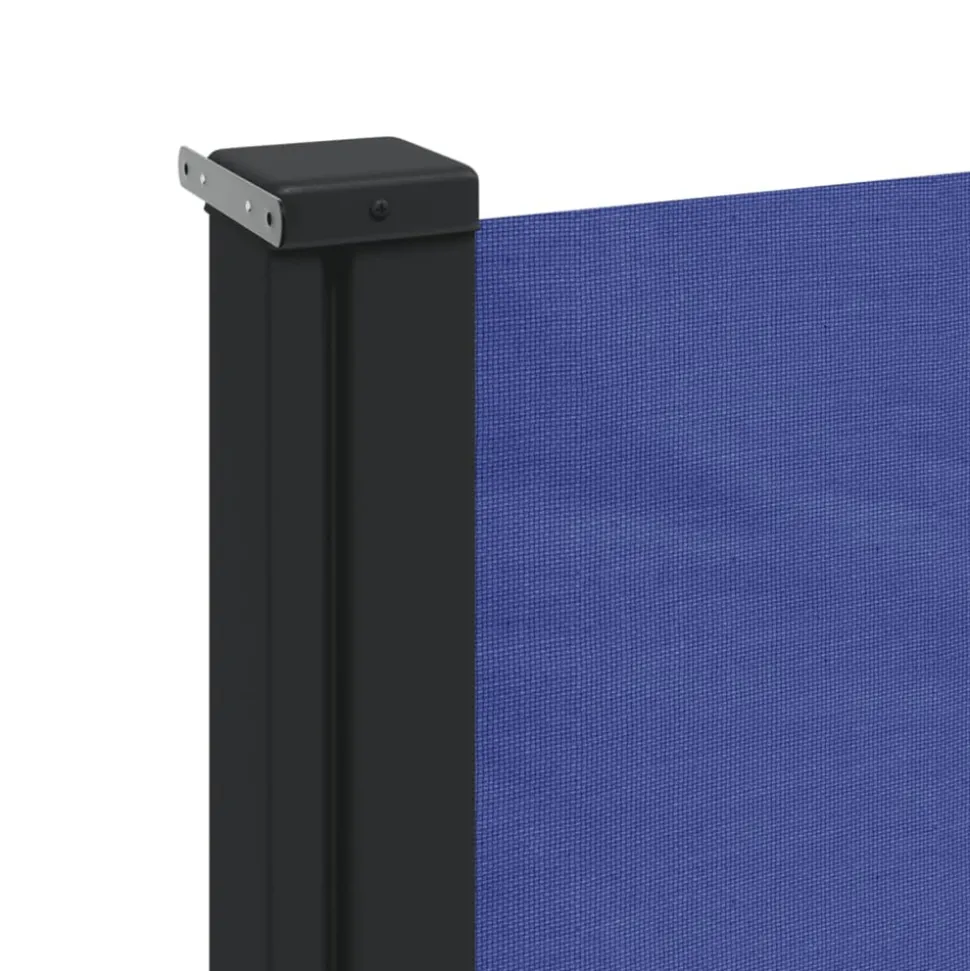 VIDAXL - Auvent latéral rétractable bleu 140x500 cm