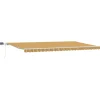 VIDAXL - Auvent rétractable with manuel 600 × 300 cm multicolore
