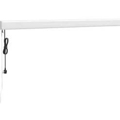 VIDAXL - Auvent rétractable orange et marron 3x2,5 m tissu et aluminium