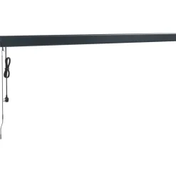 VIDAXL - Auvent rétractable jaune et blanc 4x3 m tissu et aluminium