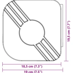 VIDAXL - Auvent rétractable crème 4x3 m tissu et aluminium