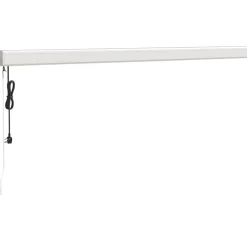 VIDAXL - Auvent rétractable orange et marron 4,5x3 m tissu et aluminium