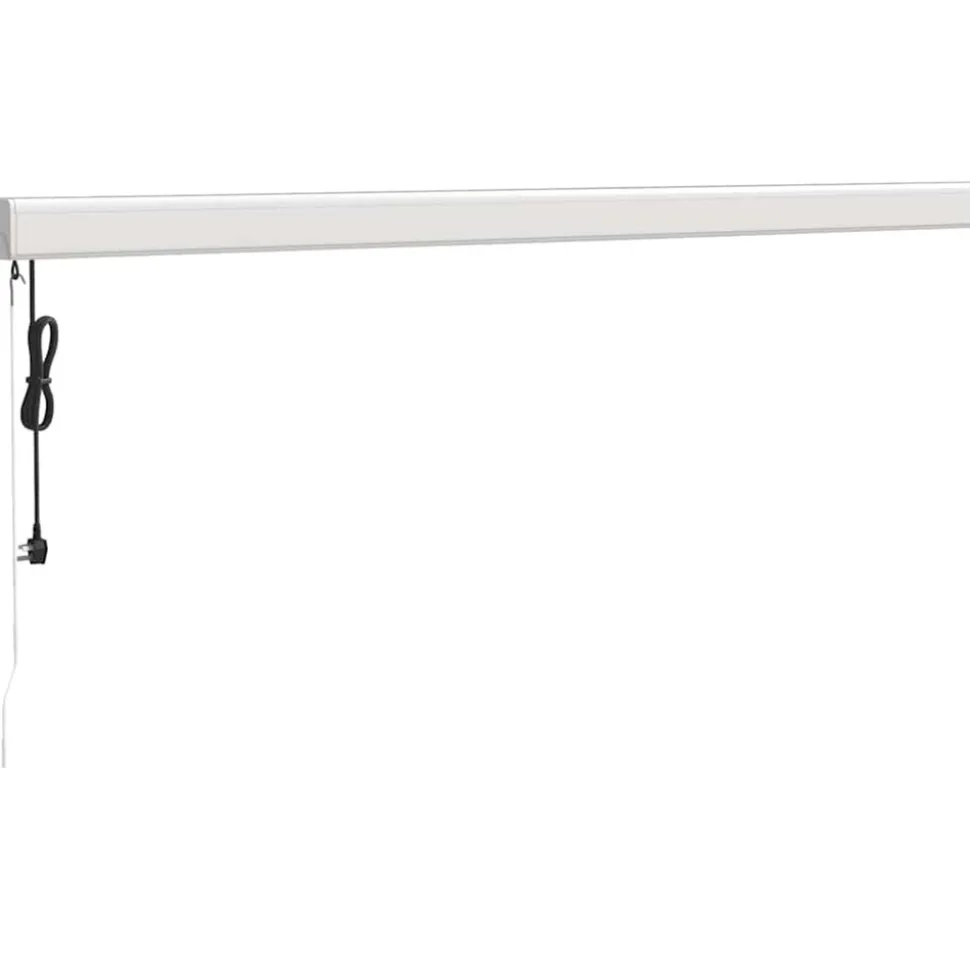VIDAXL - Auvent rétractable orange et marron 4,5x3 m tissu et aluminium