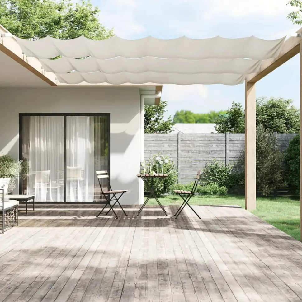 VIDAXL - Auvent vertical blanc 60x1000 cm tissu oxford