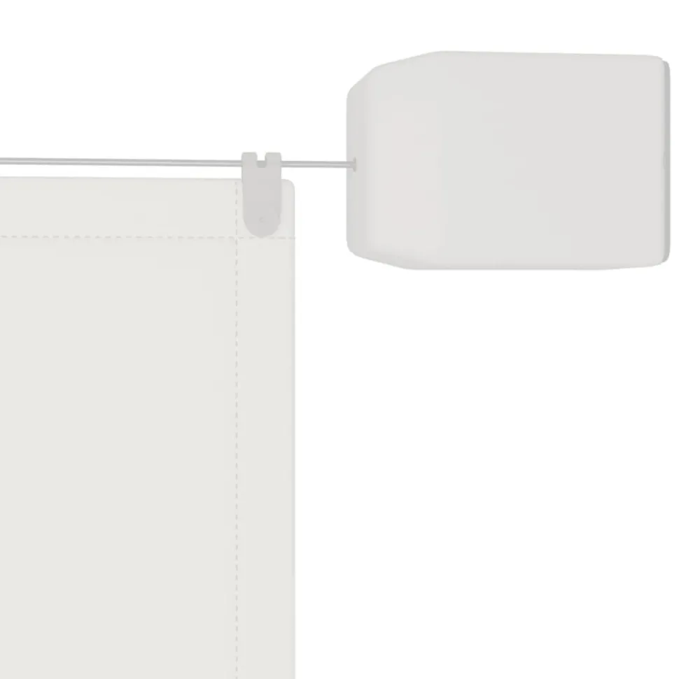 VIDAXL - Auvent vertical blanc 60x1000 cm tissu oxford