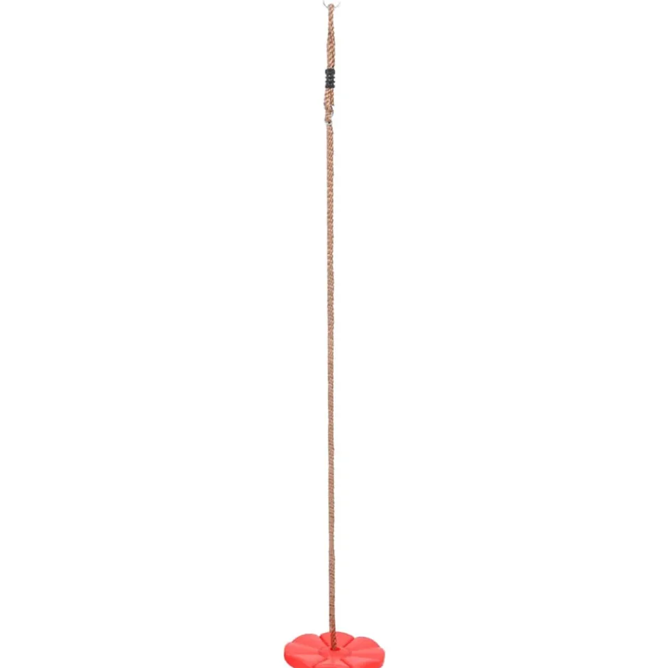 VIDAXL - Balançoire à plaque 200 cm rouge