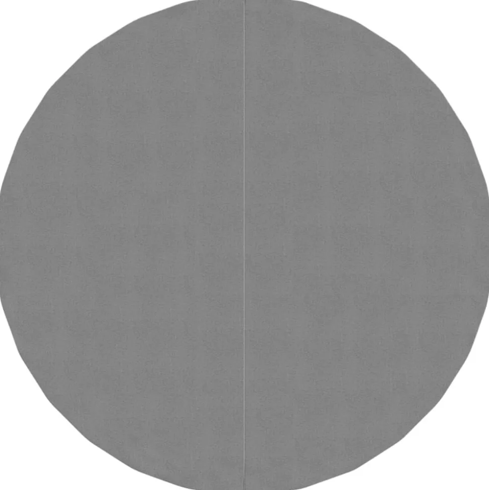 VIDAXL - Bâche de piscine gris clair ø244 cm géotextile polyester