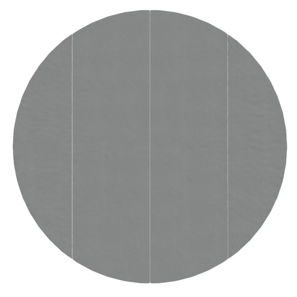 VIDAXL - Bâche de piscine gris clair ø458 cm géotextile polyester