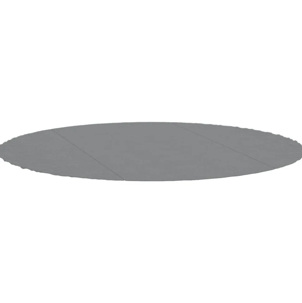 VIDAXL - Bâche de piscine gris clair ø366 cm géotextile polyester