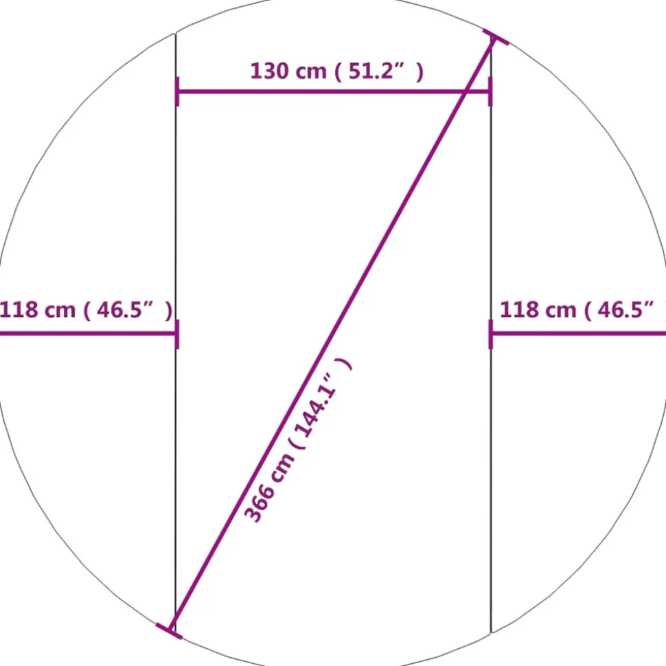VIDAXL - Bâche de piscine gris clair ø366 cm géotextile polyester