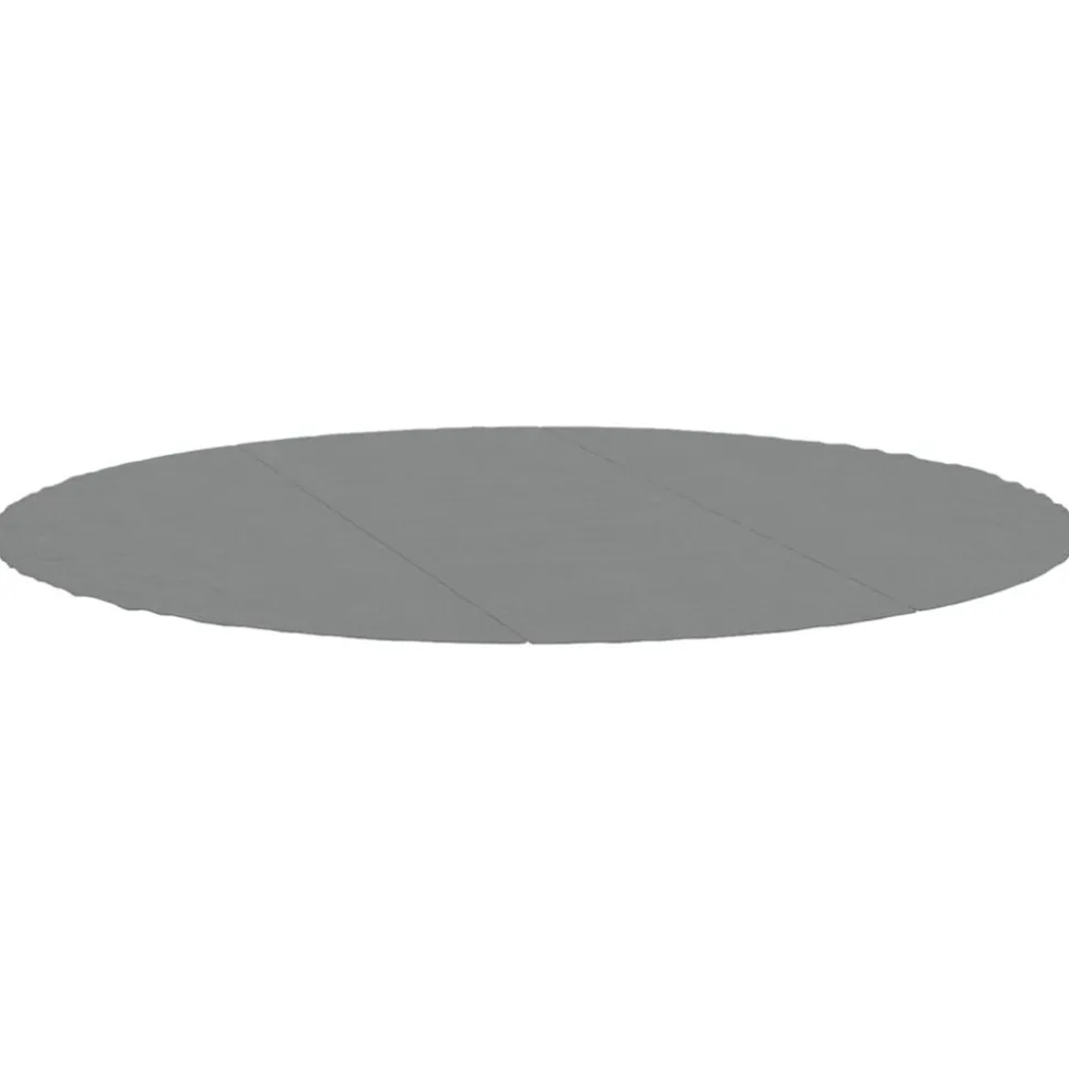 VIDAXL - Bâche de piscine gris clair ø396 cm géotextile polyester