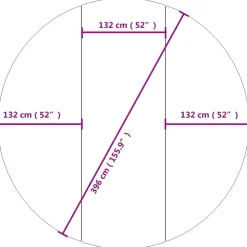 VIDAXL - Bâche de piscine gris clair ø396 cm géotextile polyester