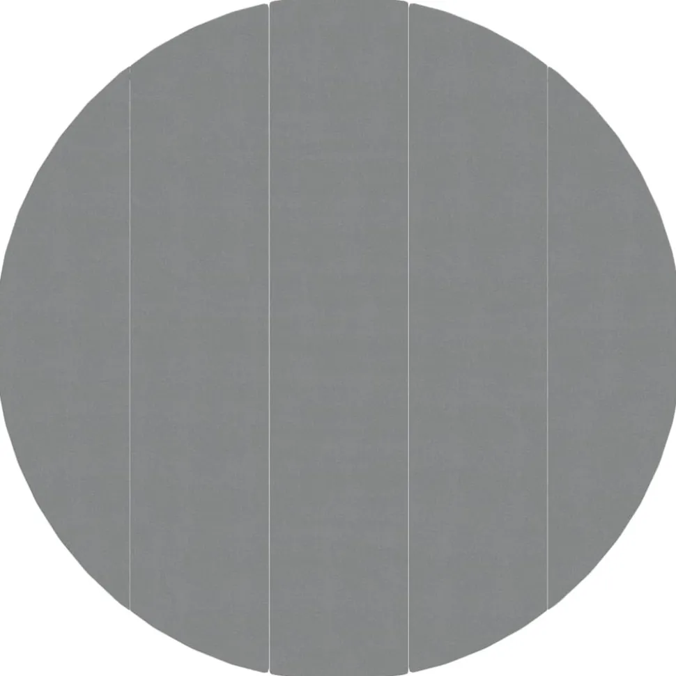 VIDAXL - Bâche de piscine gris clair ø550 cm géotextile polyester