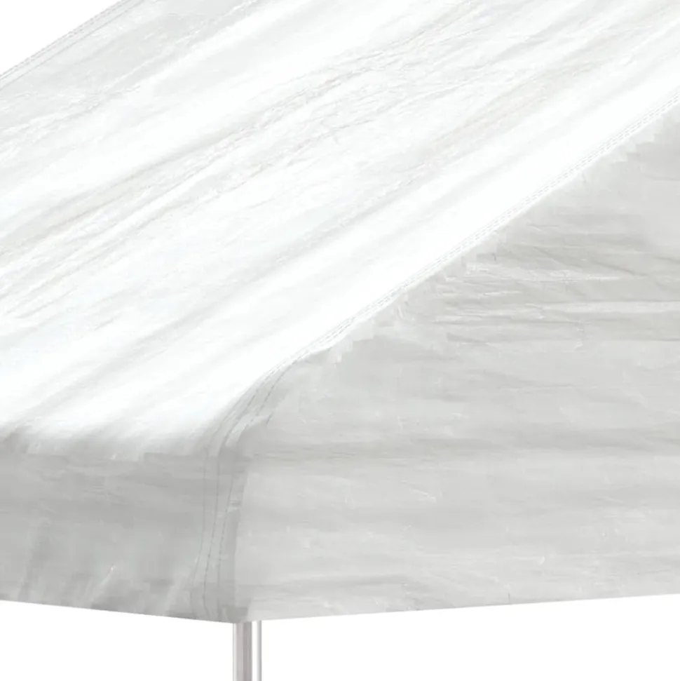 VIDAXL - Belvédère avec toit blanc 17,84x4,08x3,22 m polyéthylène