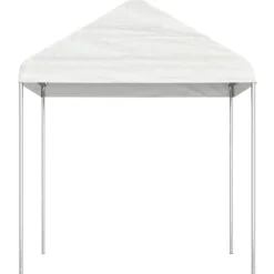 VIDAXL - Belvédère avec toit blanc 2,28x2,23x2,69 m polyéthylène