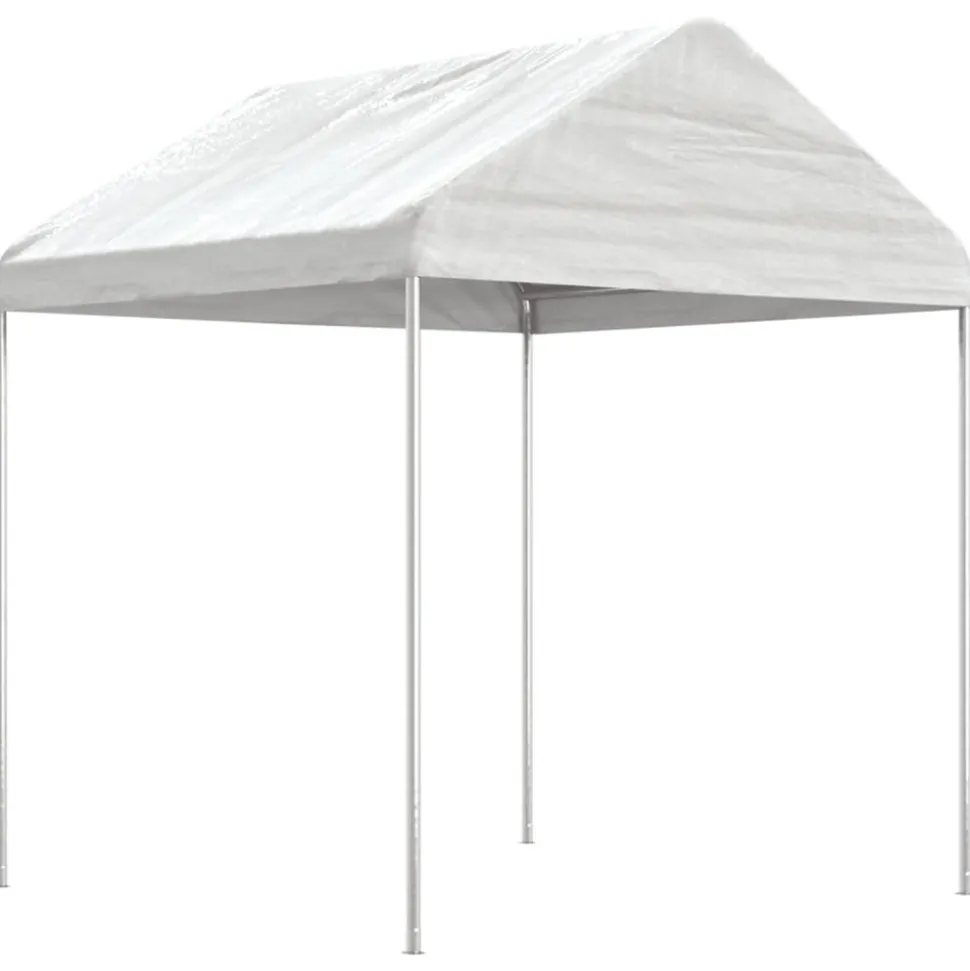 VIDAXL - Belvédère avec toit blanc 6,69x2,28x2,69 m polyéthylène
