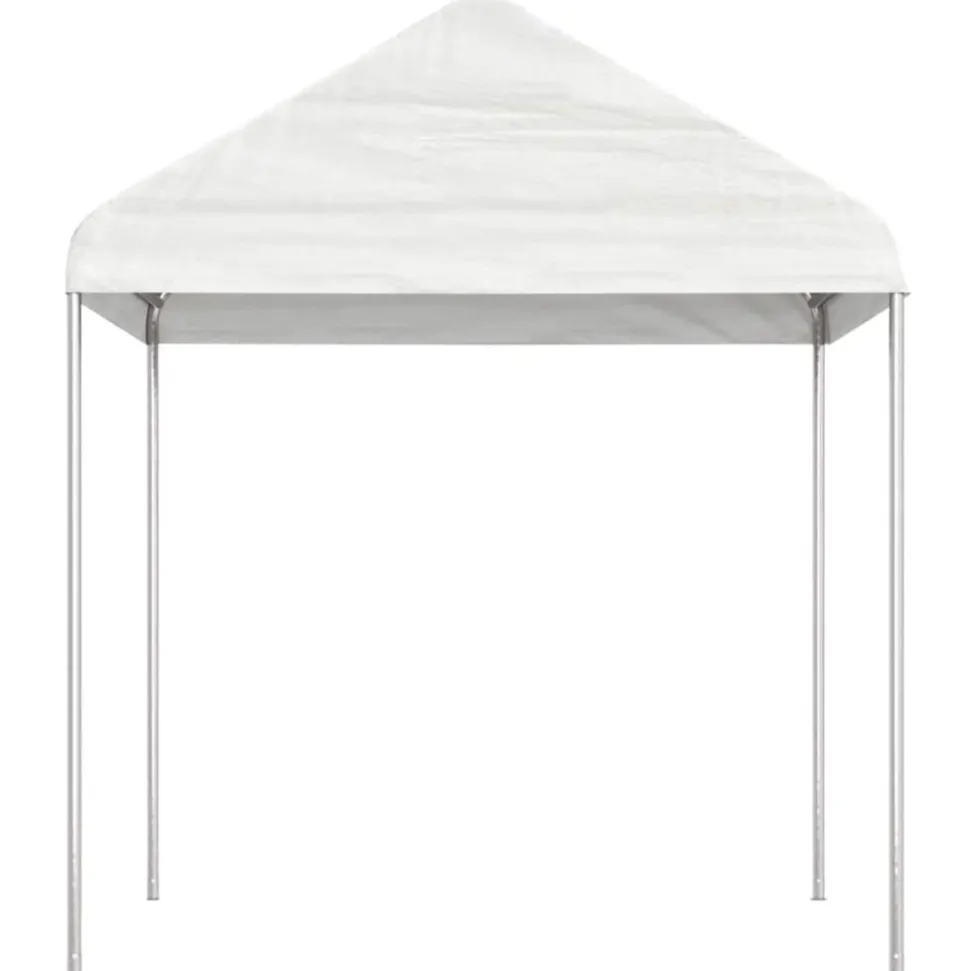 VIDAXL - Belvédère avec toit blanc 6,69x2,28x2,69 m polyéthylène