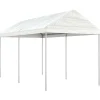 VIDAXL - Belvédère avec toit blanc 4,46x2,28x2,69 m polyéthylène