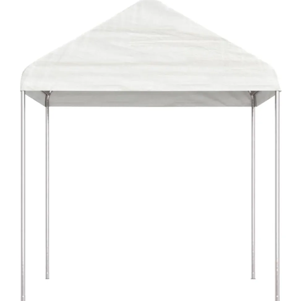 VIDAXL - Belvédère avec toit blanc 4,46x2,28x2,69 m polyéthylène
