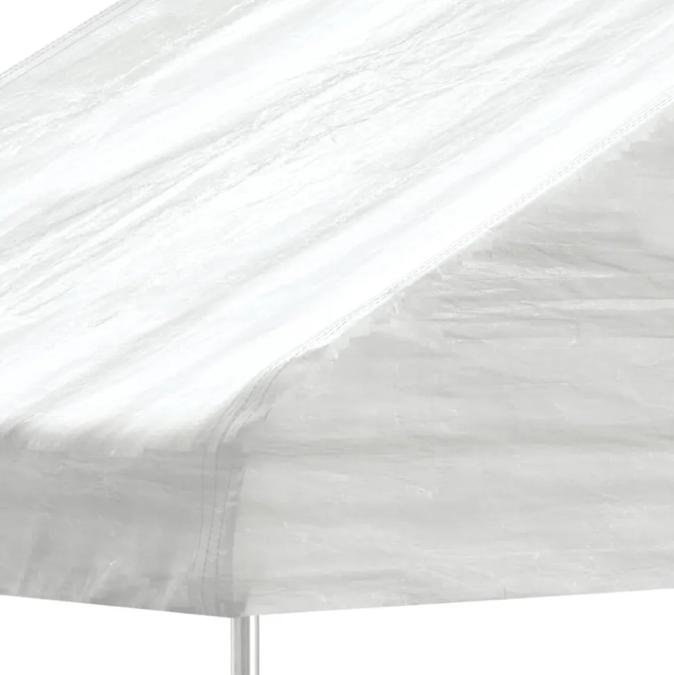 VIDAXL - Belvédère avec toit blanc 4,46x2,28x2,69 m polyéthylène