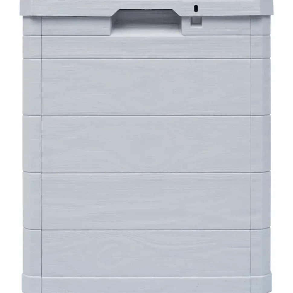 VIDAXL - Boîte de rangement de jardin 90 l gris clair