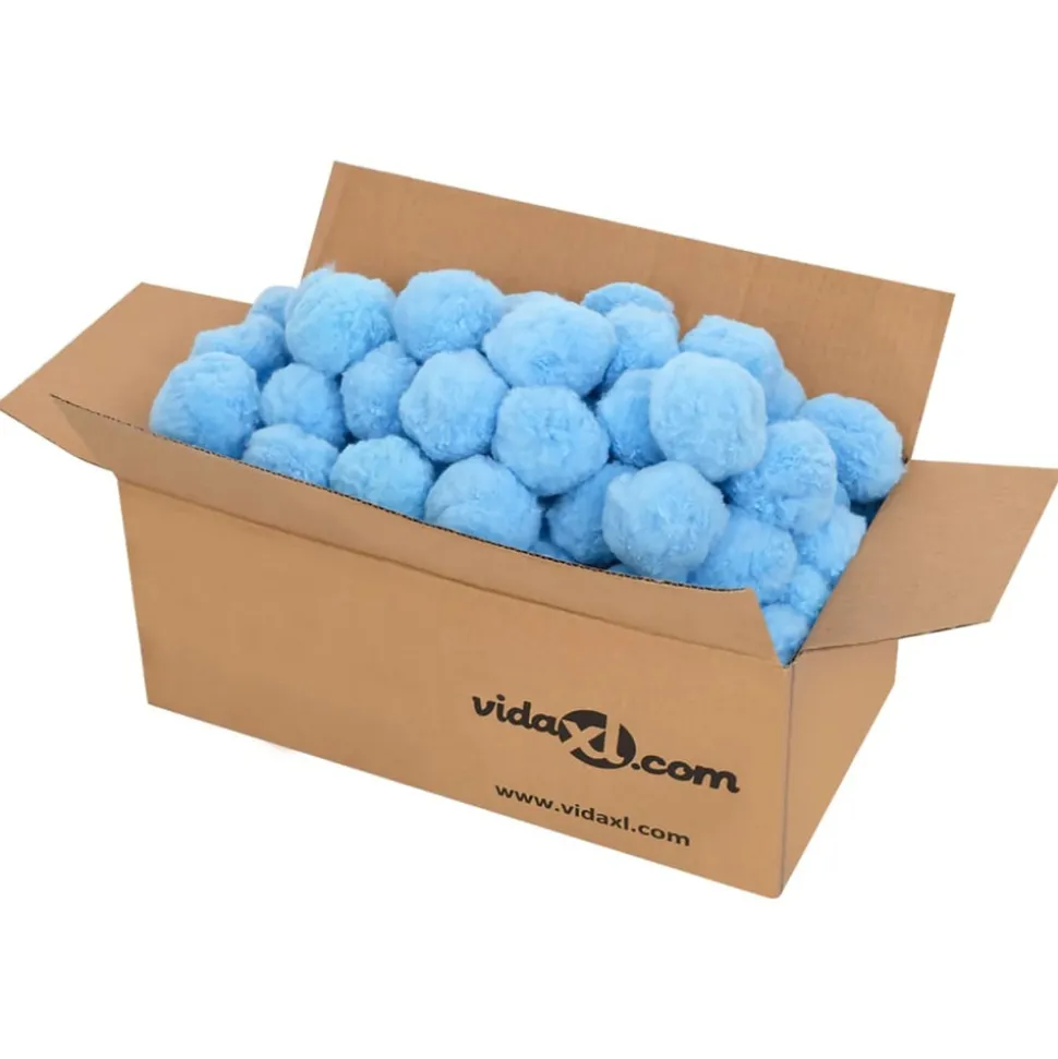 VIDAXL - Boule anti-bactérienne filtrante de piscine bleu 700 g pe