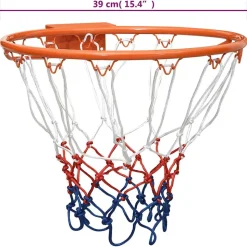 VIDAXL - Cerceau de basket orange 39 cm acier