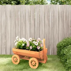 VIDAXL - Chariot décoratif 70x43x54 cm bois massif de sapin