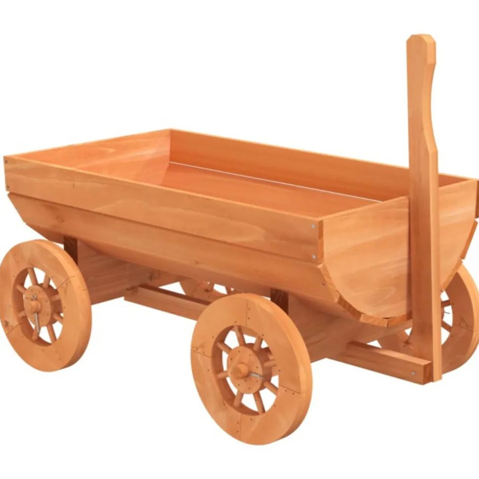 VIDAXL - Chariot décoratif 70x43x54 cm bois massif de sapin