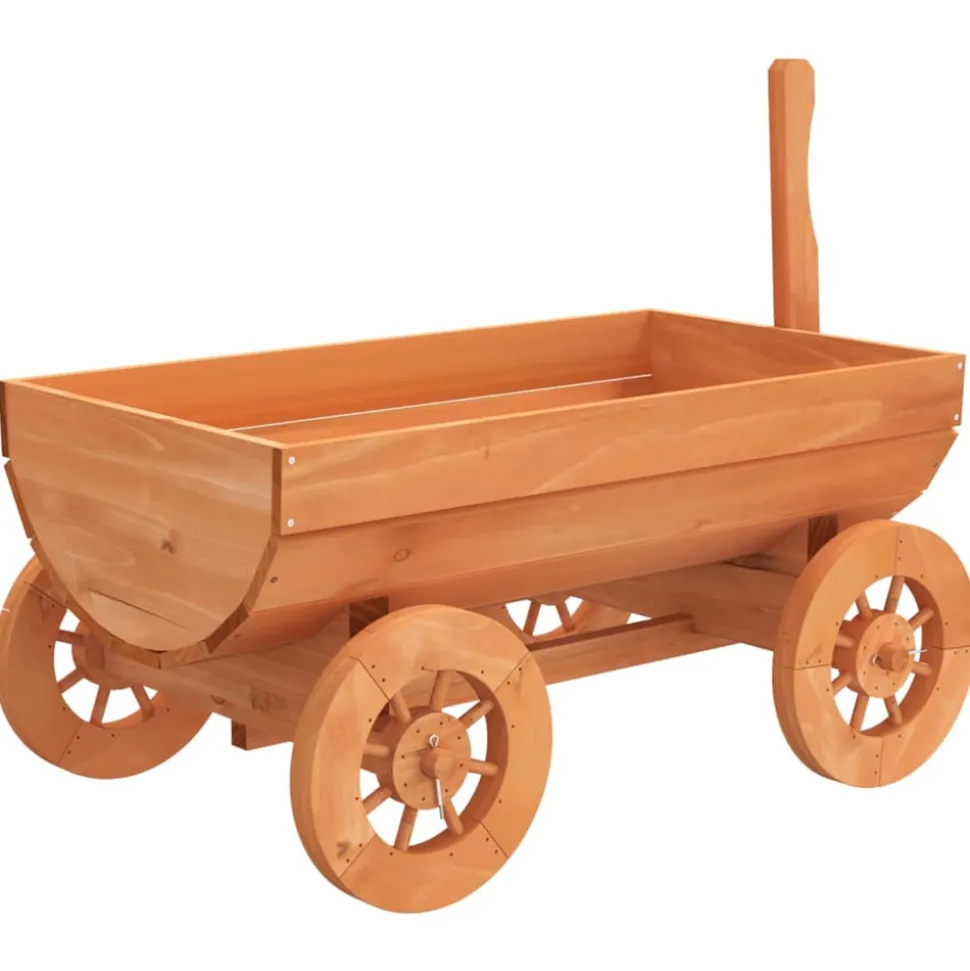 VIDAXL - Chariot décoratif 70x43x54 cm bois massif de sapin