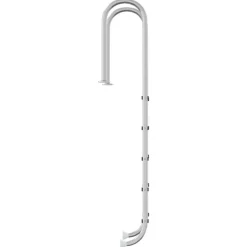 VIDAXL - Échelle de piscine 54x38x211 cm acier inoxydable 304