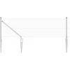 VIDAXL - Clôture avec poteaux argent 0.6 x 25 m acier