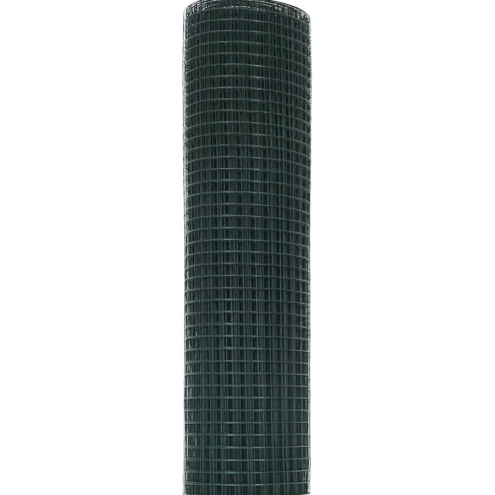 VIDAXL - Clôture en fil soudé vert 0.6 x 10 m acier