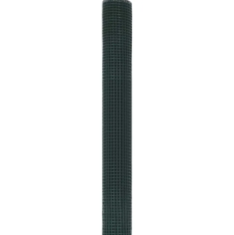 VIDAXL - Clôture en fil soudé vert 1.4 x 10 m acier