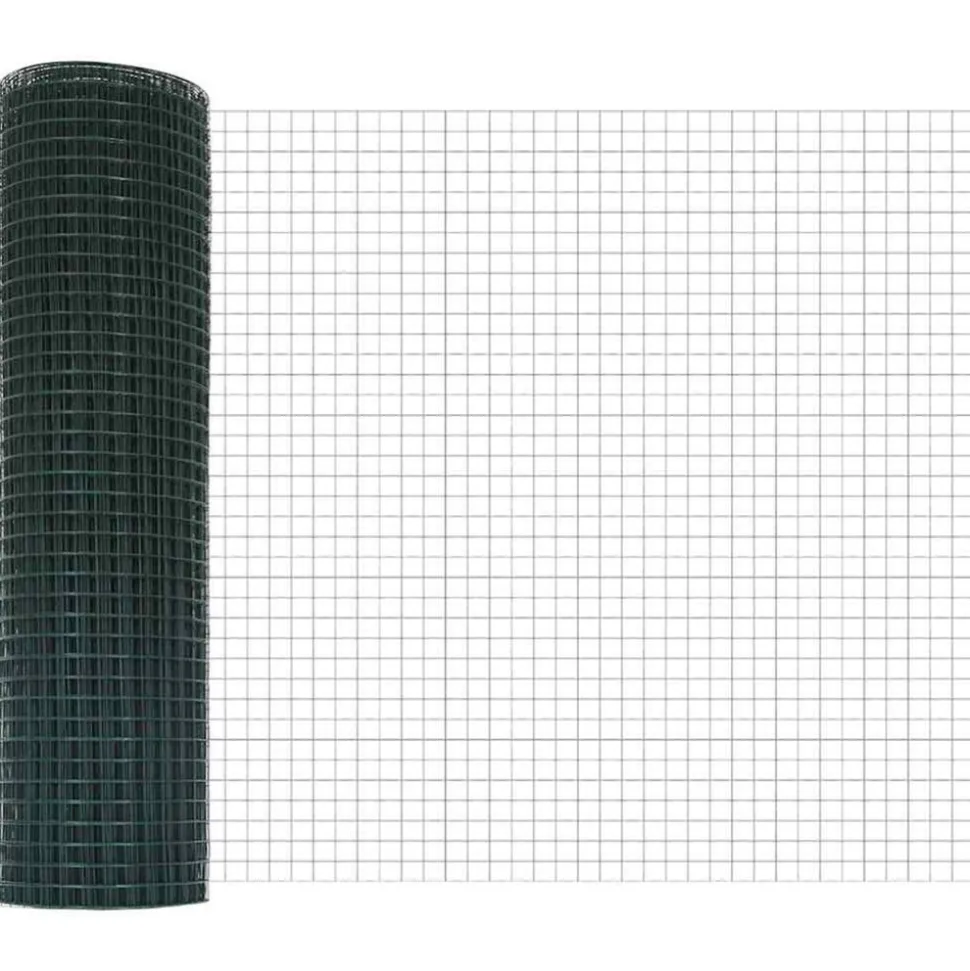 VIDAXL - Clôture en fil soudé vert 0.4 x 25 m acier