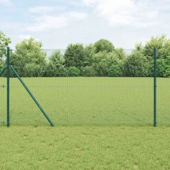 VIDAXL - Clôture en fil soudé vert 1.2 x 25 m acier