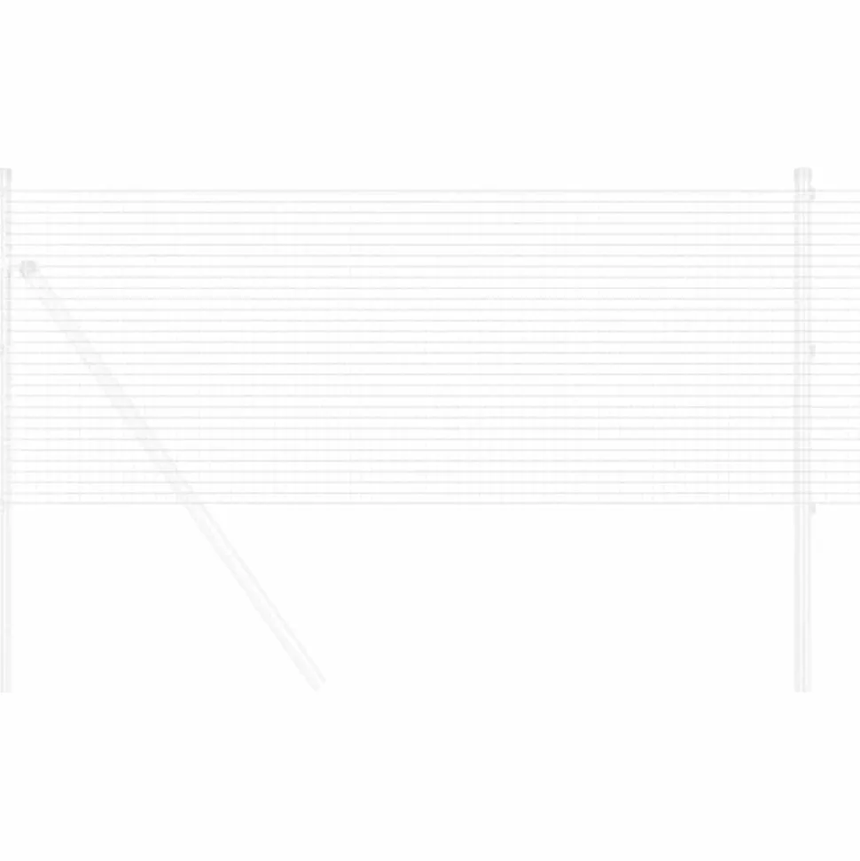 VIDAXL - Clôture en fil soudé argent 1 x 50 m acier