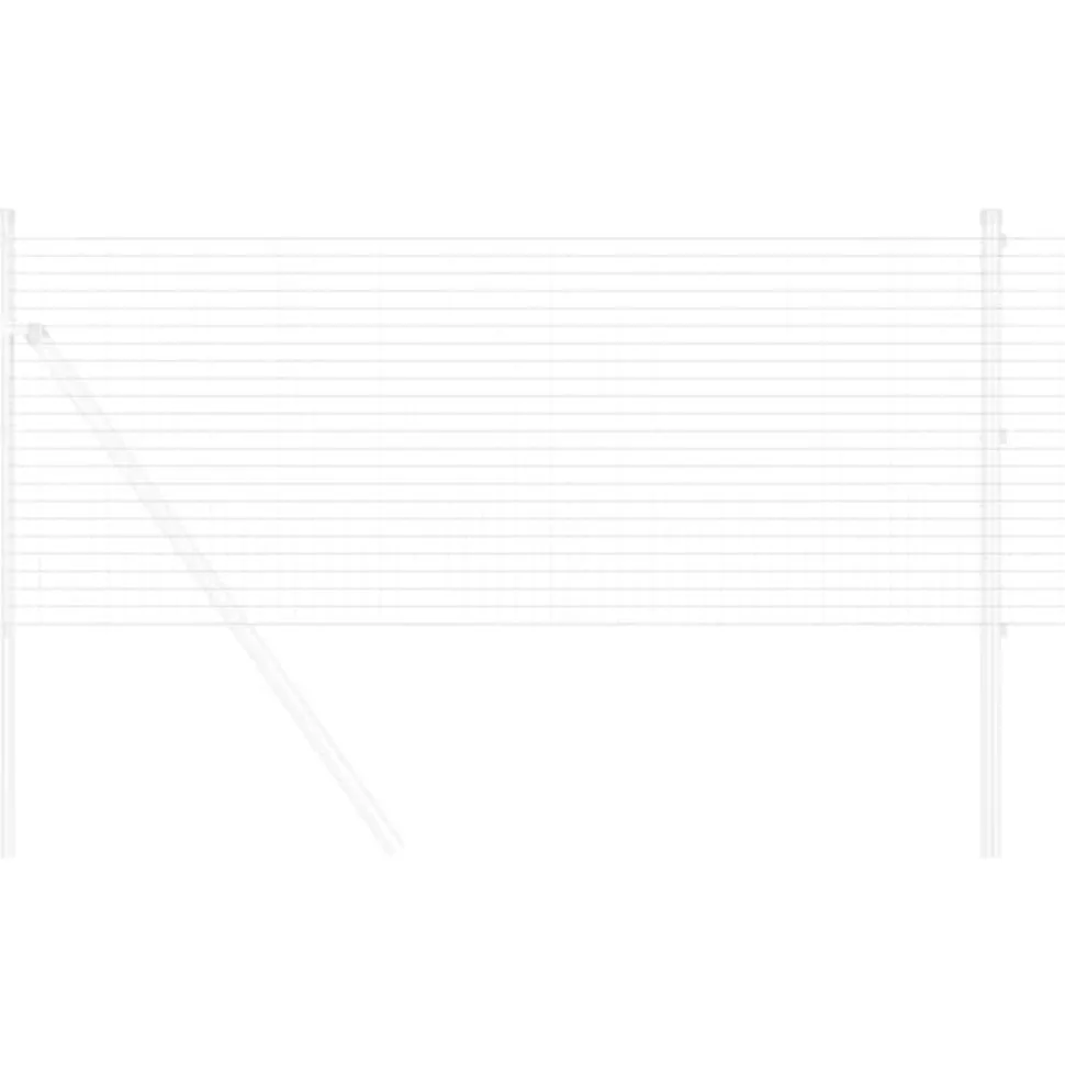 VIDAXL - Clôture en fil soudé argent 0.6 x 10 m acier