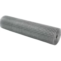 VIDAXL - Clôture en fil soudé argent 0.8 x 25 m acier