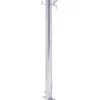 VIDAXL - Colonne à eau de jardin 40 cm acier inoxydable rond