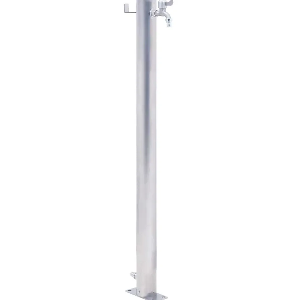 VIDAXL - Colonne à eau de jardin 80 cm acier inoxydable rond