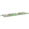 VIDAXL - Coussin de banc de jardin multicolore 200x50x7 cm tissu