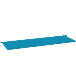 VIDAXL - Coussin de banc de jardin bleu 150x50x3 cm tissu oxford