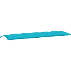 VIDAXL - Coussin de banc de jardin turquoise 180x50x7 cm tissu oxford