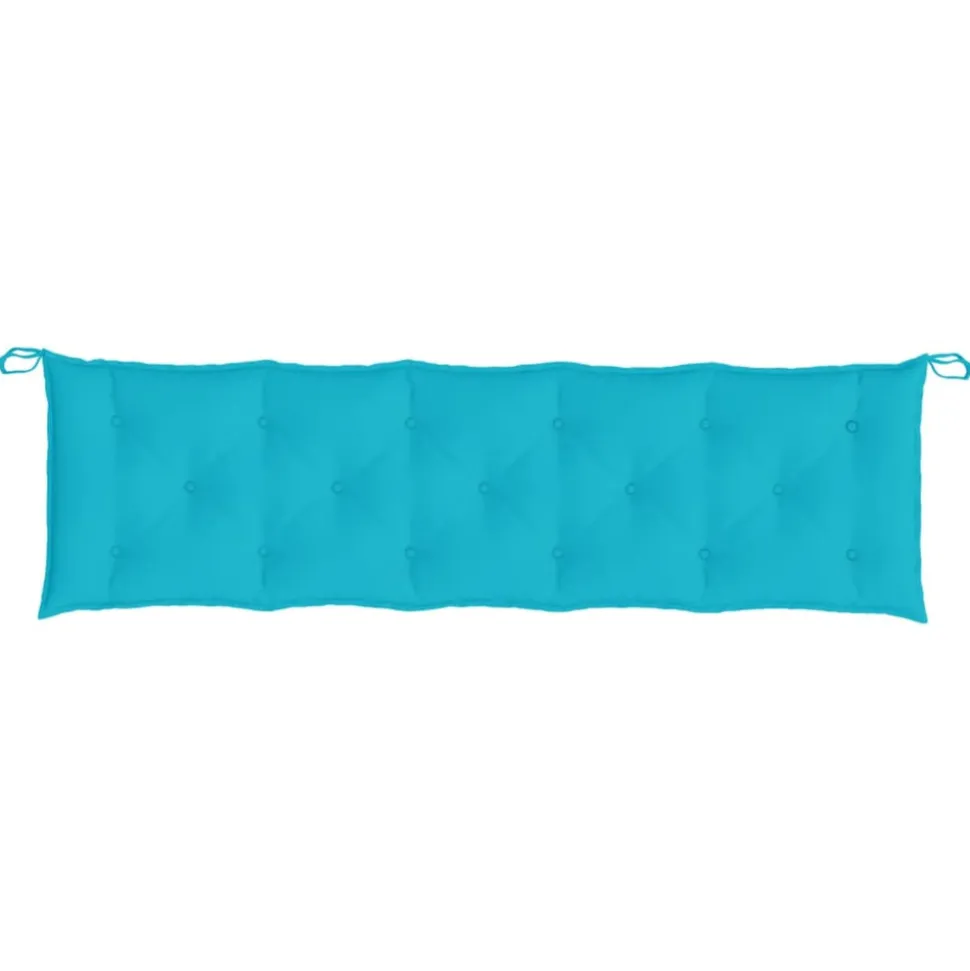 VIDAXL - Coussin de banc de jardin turquoise 180x50x7 cm tissu oxford