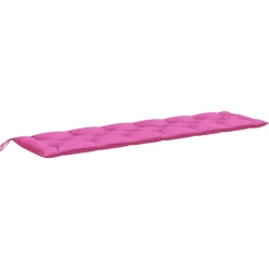 VIDAXL - Coussin de banc de jardin rose 200x50x7 cm tissu