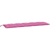 VIDAXL - Coussin de banc de jardin rose 180x50x7 cm tissu oxford