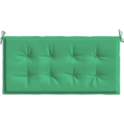 VIDAXL - Coussin de banc de jardin vert 120x50x4 cm tissu oxford